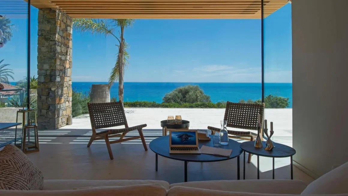 Terrazza della villa Aglaia