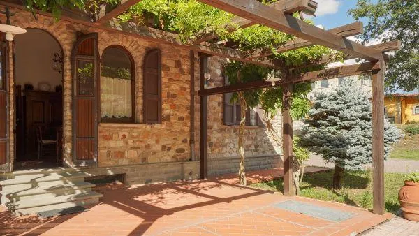La veranda della villa Tapioca