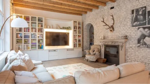 Il salotto della villa Dioptasio