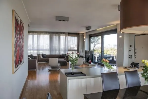 Attico con vista panoramica a Milano