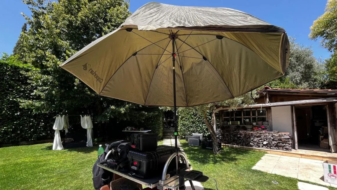 Shooting alla Villa Aliseo