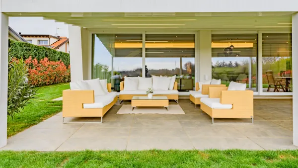 Veranda della villa Damiana