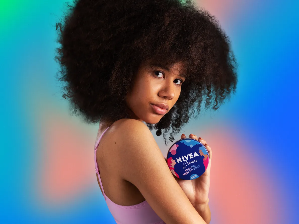 Una delle foto dello shooting di Freeda x Nivea