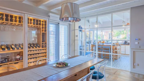 Villa in stile shabby-contemporaneo a Roma per shooting