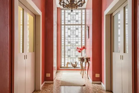 Villa con pavimento in cementine