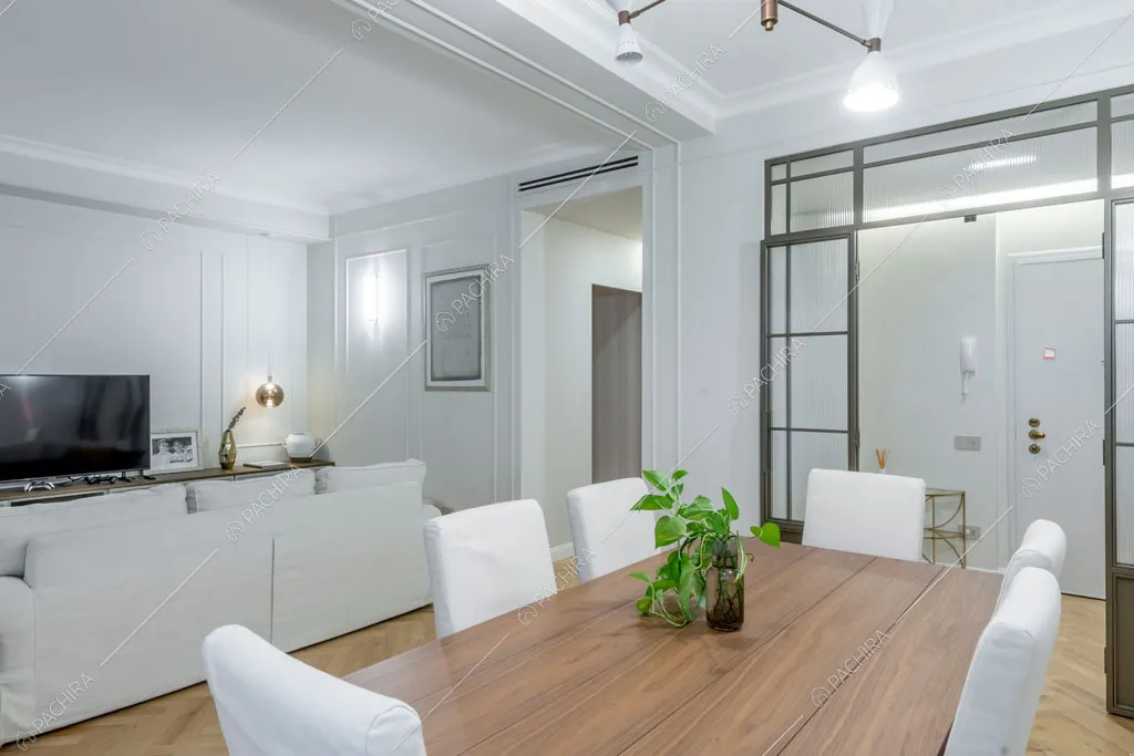 Sala dell'appartamento Capsico, location in stile contemporaneo a Milano