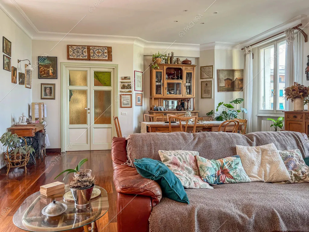 Salotto dell'appartamento Kuban, location in stile moderno a Roma