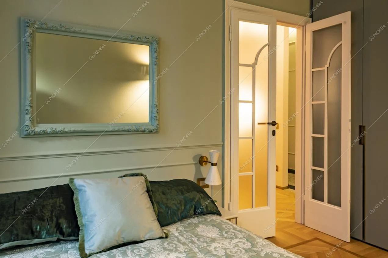 Porta finestra della camera da letto