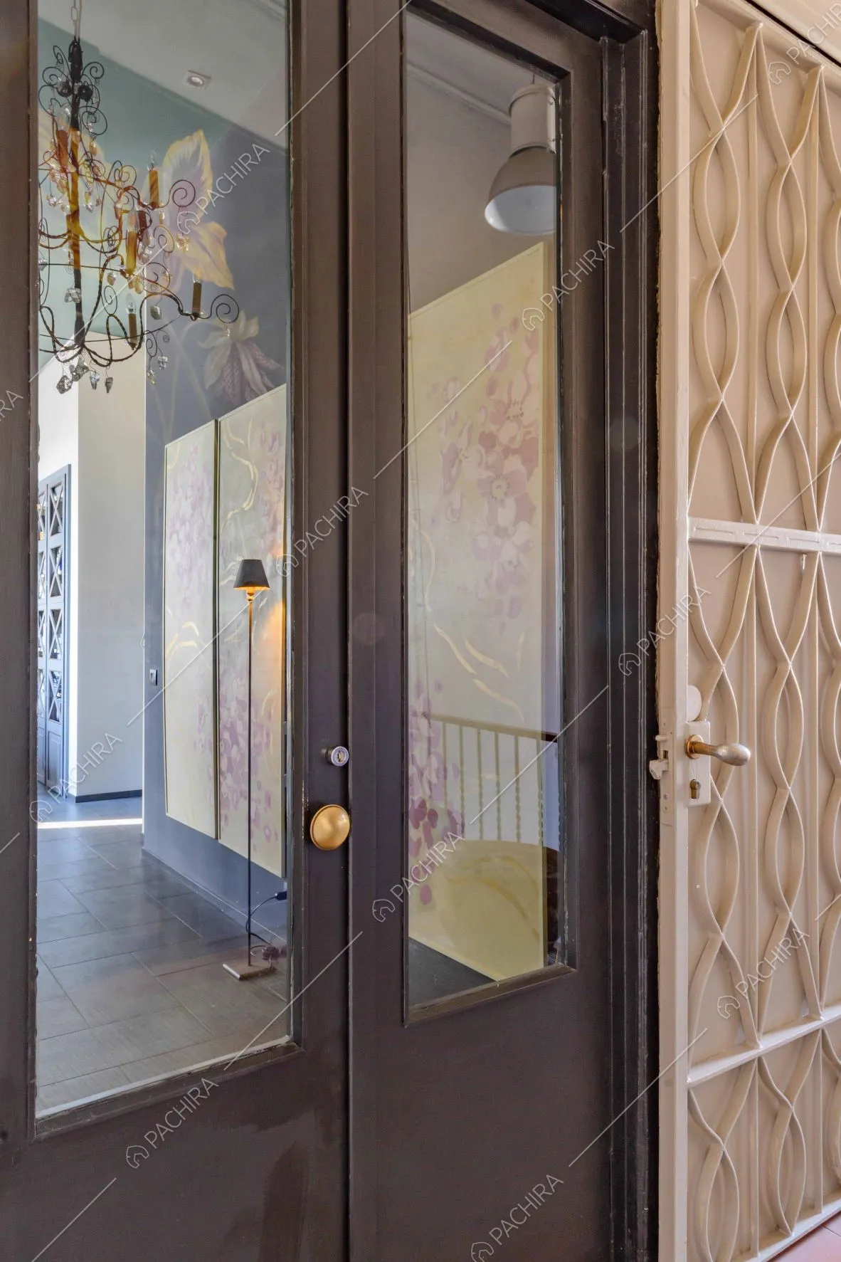 Porta-finestra che conduce allo studio