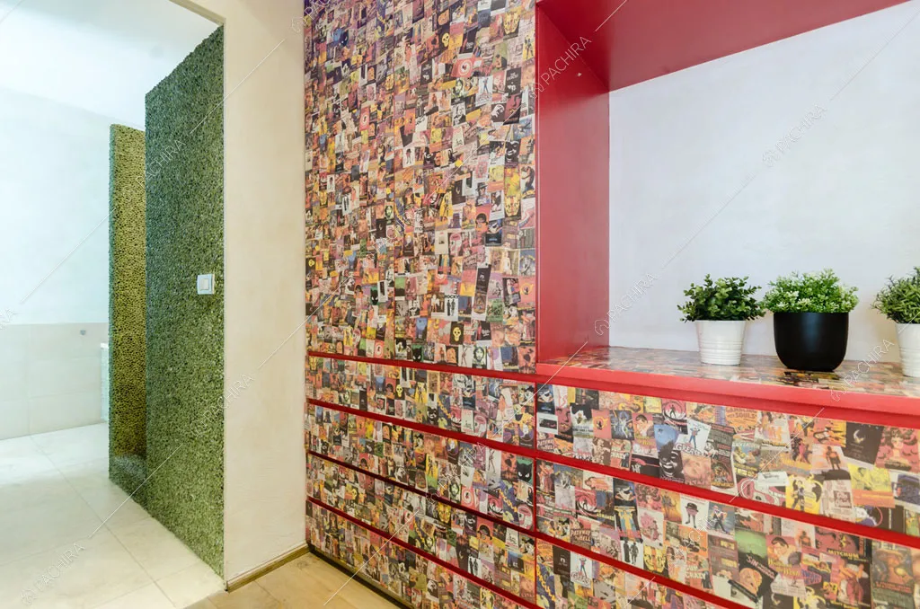 Corridoio dell'appartamento Agrellite, location in stile moderno a Milano