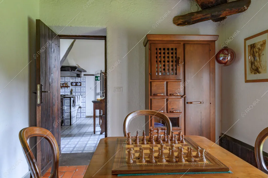 Sala della villa Ebridi, location in stile rustico a Roma