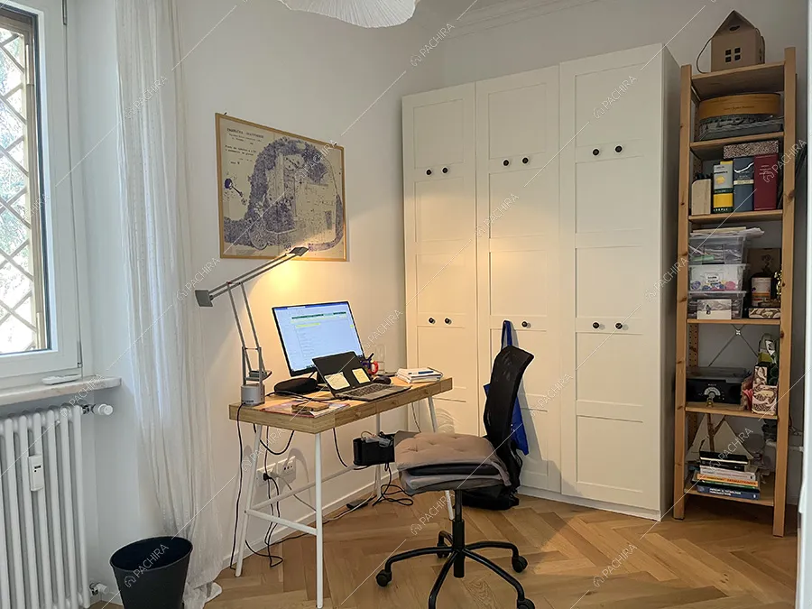 Studio dell'appartamento moderno Jilò, location per shooting a Roma