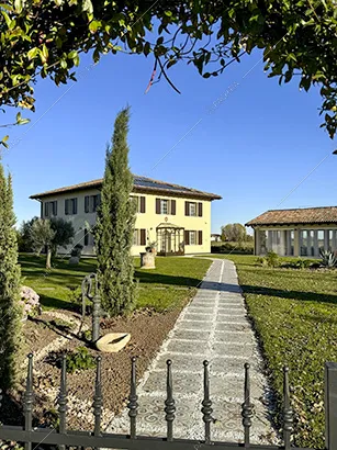 Esterni del casale Celebes, location in stile rustico a Bologna