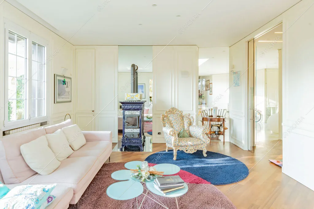 Salotto della villa Ararat, location in stile classico a Milano