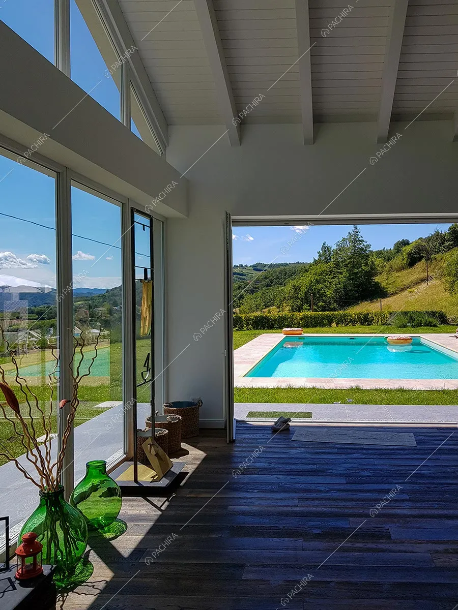 Sala della villa Baffin, location in stile moderno ad Alessandria