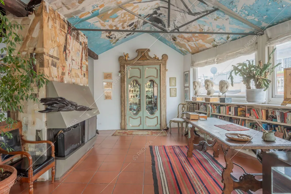 Studio dell'appartamento Pancrazio, location in stile contemporaneo a Roma
