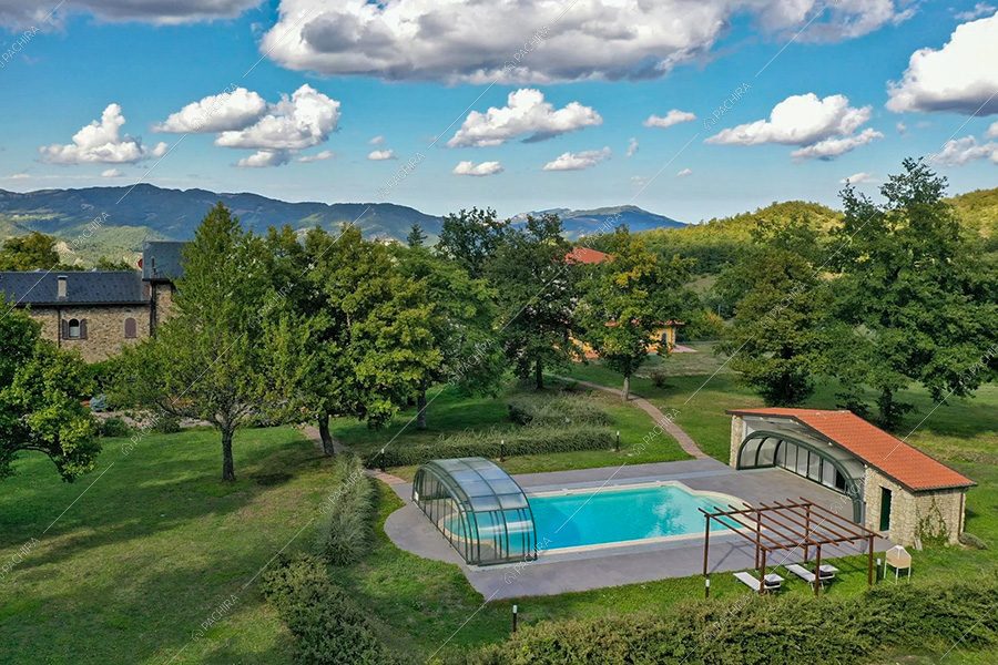 Parco della villa rustica Tapioca, location per shooting a Rimini