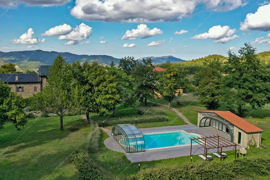 Parco della villa rustica Tapioca, location per shooting a Rimini