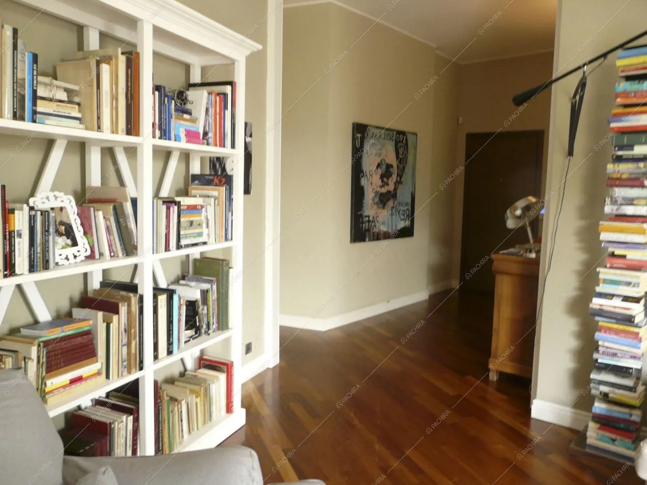 Librerie, pavimento in parquet
