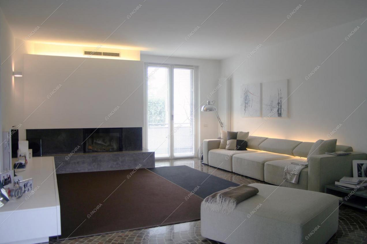 Salotto della location Lavanda, villa moderna per shooting a Milano