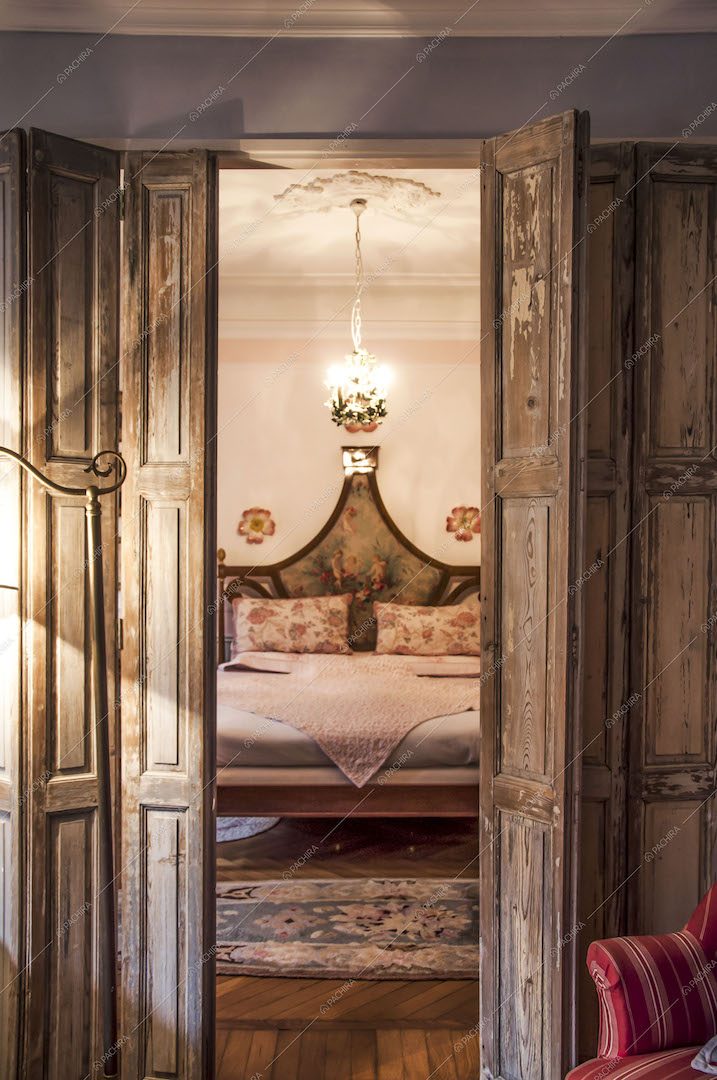 Scorcio sulla camera da letto matrimoniale