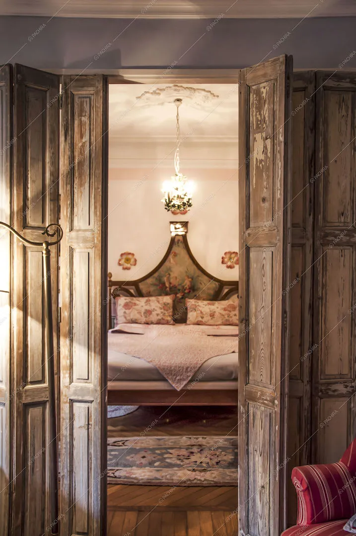 Scorcio sulla camera da letto matrimoniale