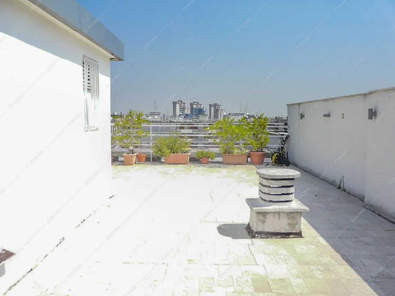 Spazio vuoto in terrazza