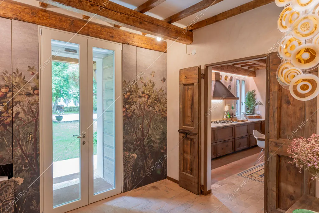 Atrio della villa Missouri, location in stile rustico a Mantova