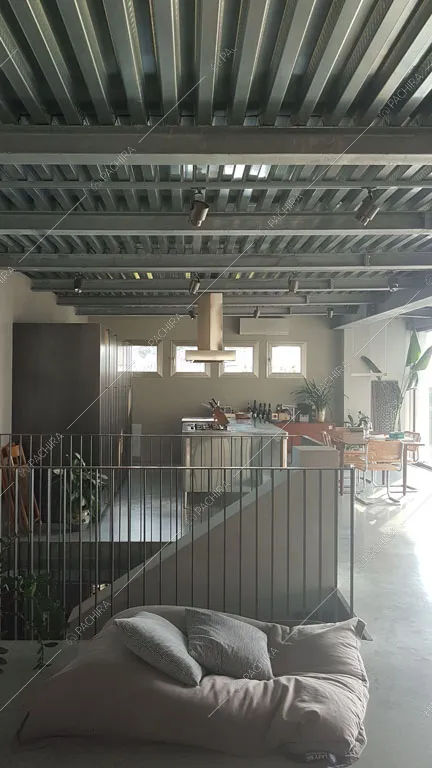 Sala dell'attico Terek, location in stile contemporaneo a Venezia