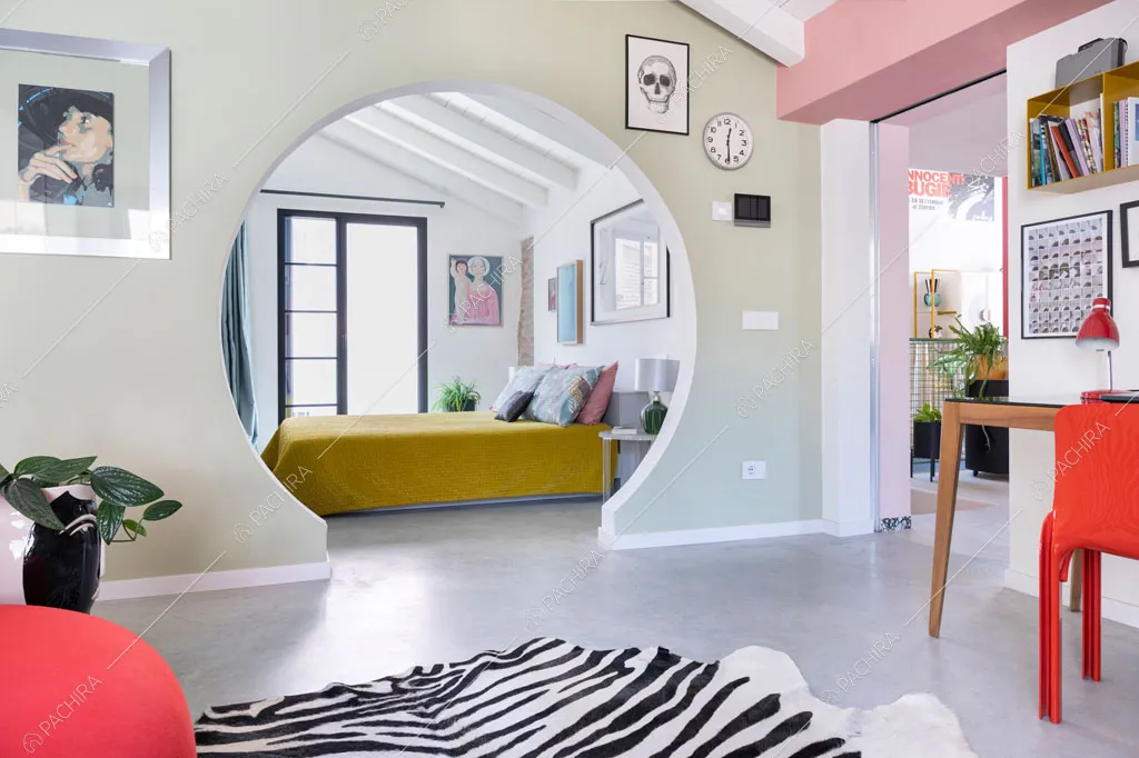 Camera da letto della location Eyre, villa in stile moderno a Piacenza