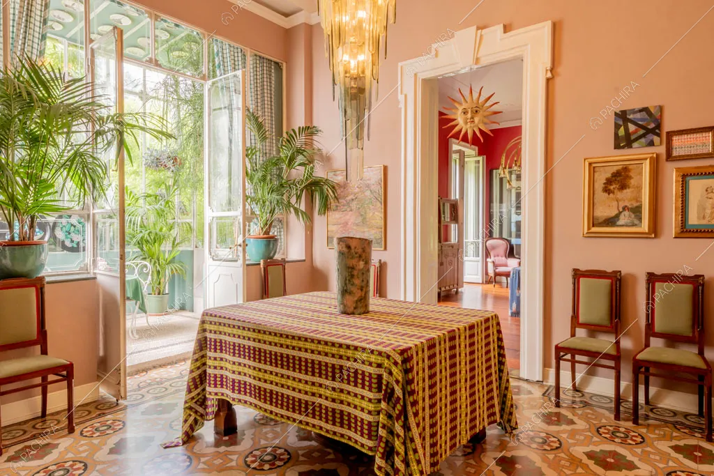 Salotto della villa Palma, location in stile classico a Milano