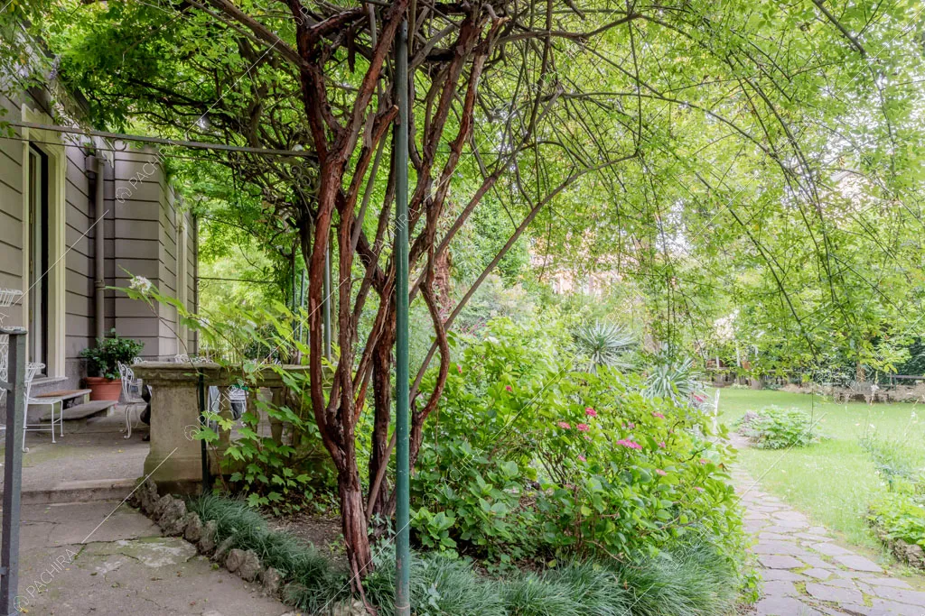Giardino della villa Palma, location in stile classico a Milano