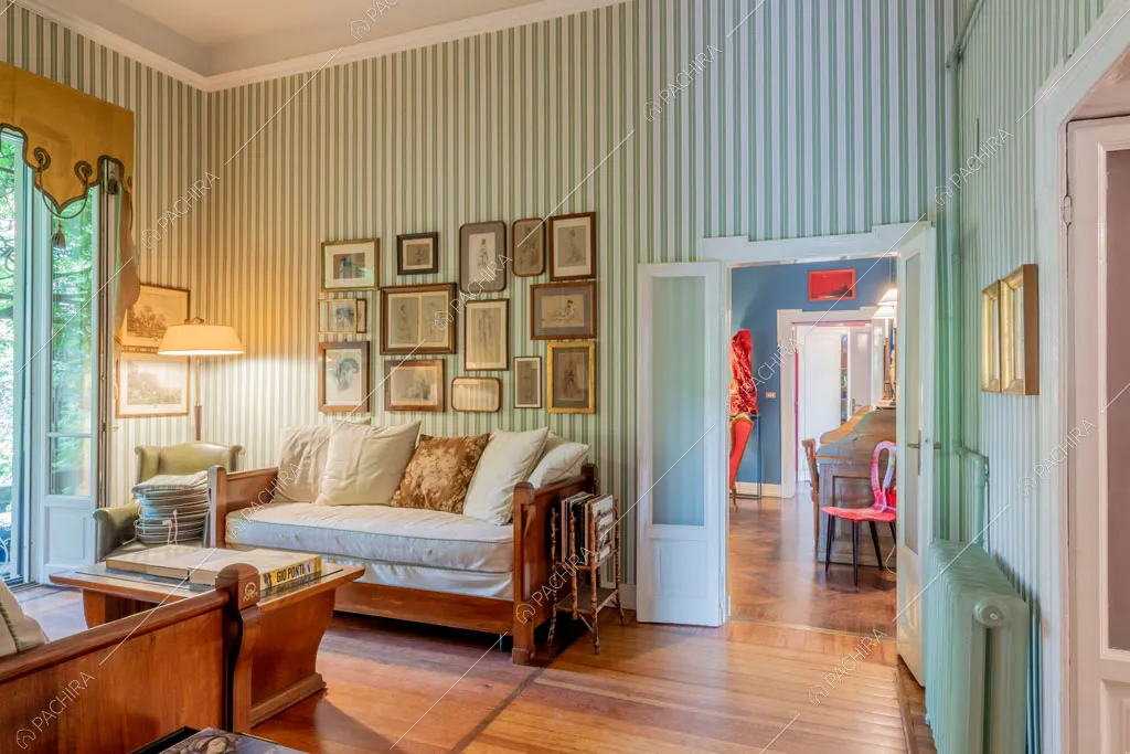 Salotto della villa Palma, location in stile classico a Milano