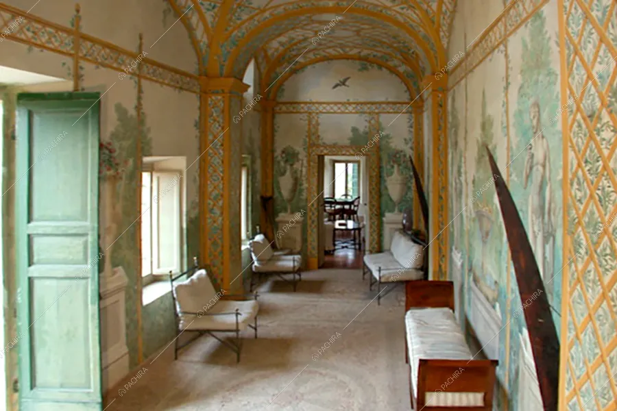 Corridoio della dimora storica Platano, location in stile rustico a Perugia