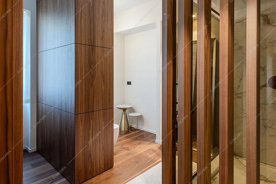 Bagno della location Ebano, attico in stile classico a Milano