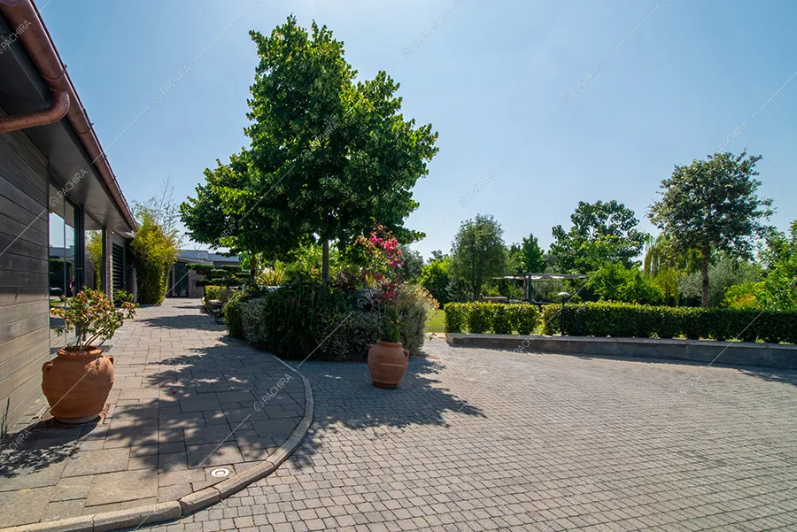 Vialetto della villa Argon, location in stile moderno a Roma