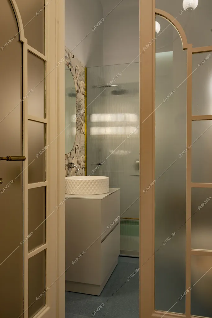 L'ingresso del bagno della Location Iperico