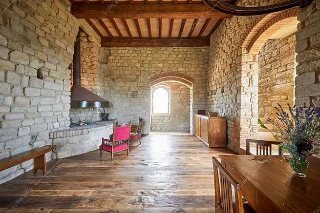 Salotto del borgo Clematide, location in stile rustico a Pisa