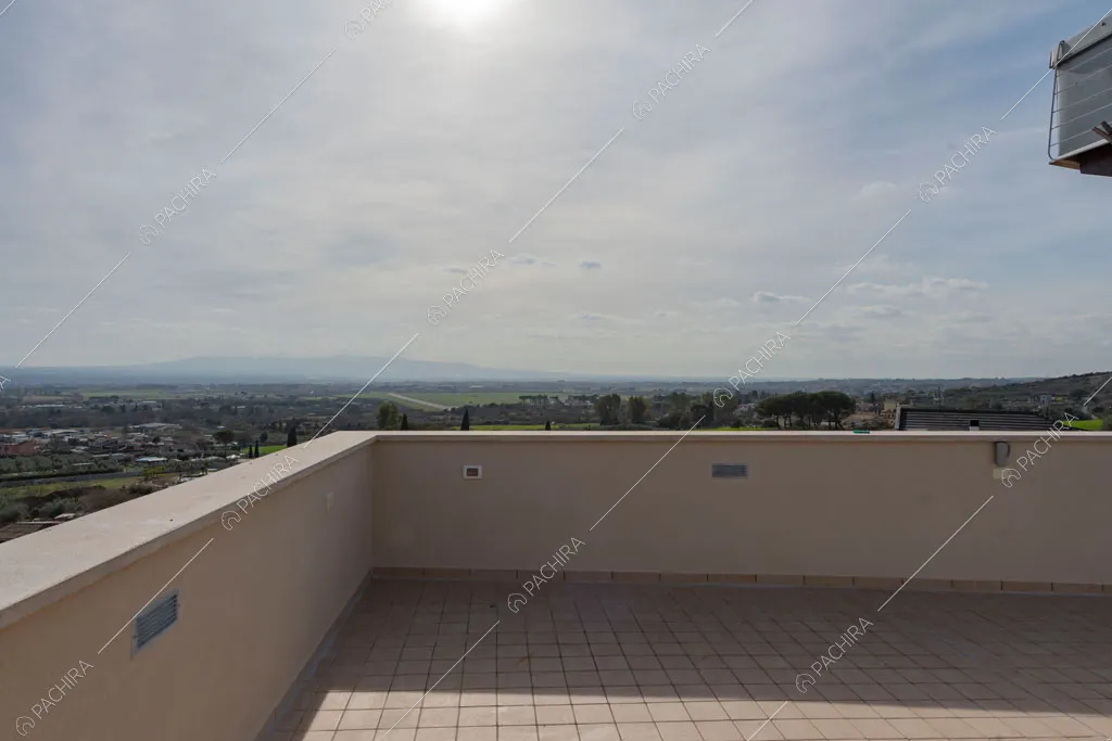 Terrazza con vista panoramica della villa Matico, location in stile contemporaneo a Roma