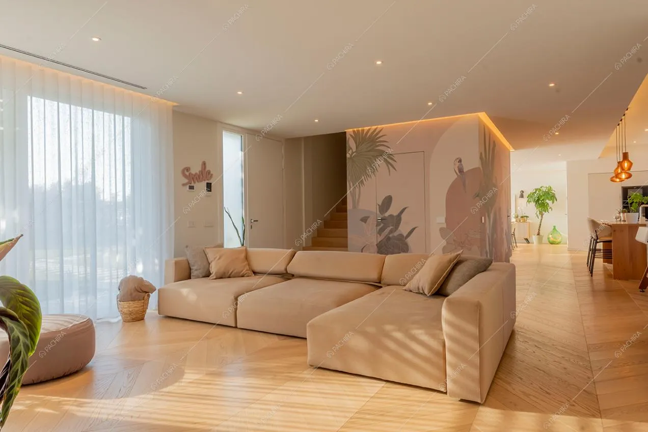 Salotto della villa Brenta, location in stile moderno a Milano