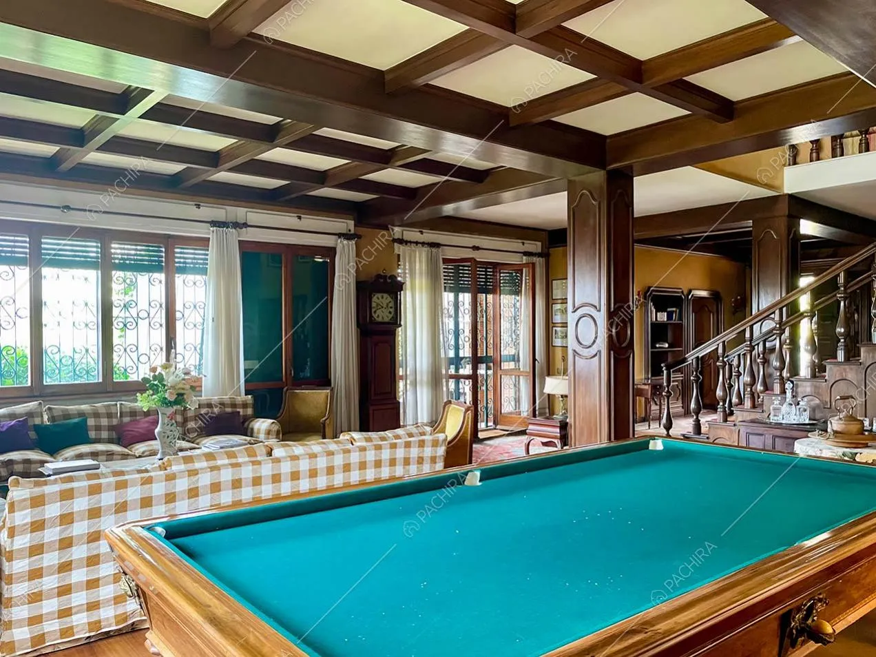 Sala della villa Apatite, location in stile classico a Roma