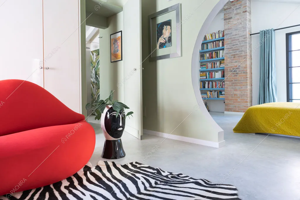 Camera da letto della location Eyre, villa in stile moderno a Piacenza