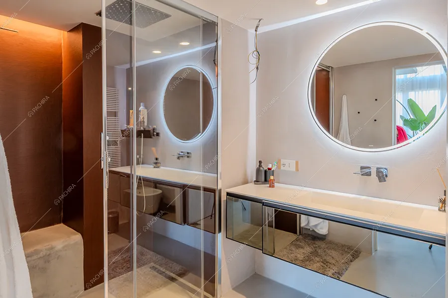 Bagno del loft Calluna, location in stile contemporaneo a Milano