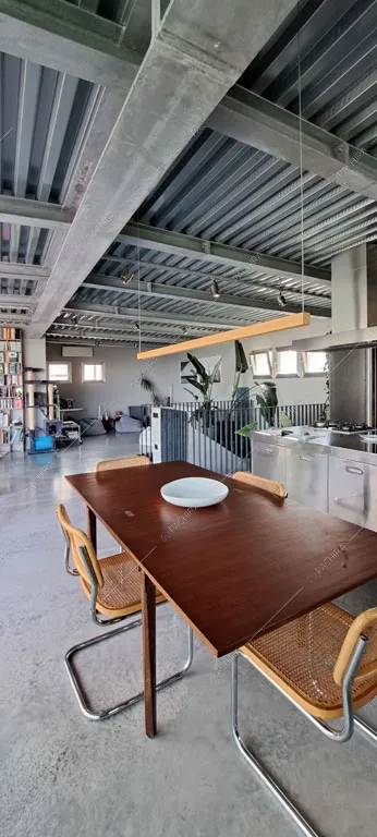 Sala dell'attico Terek, location in stile contemporaneo a Venezia