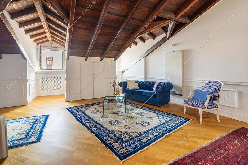 Salotto dell'appartamento Amazon, location in stile moderno a Novara