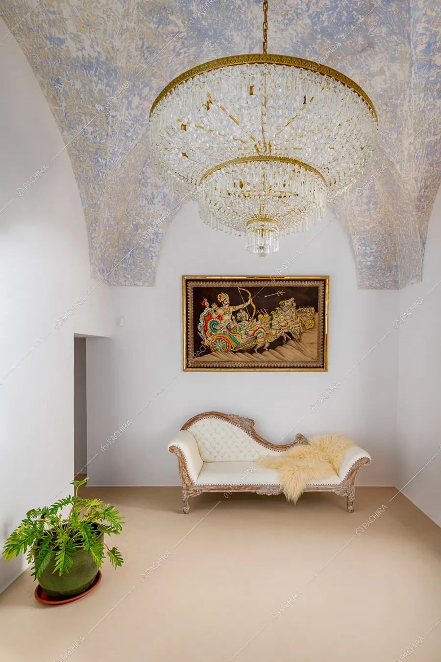 Atrio della masseria Chinook, location in stile contemporaneo a Lecce