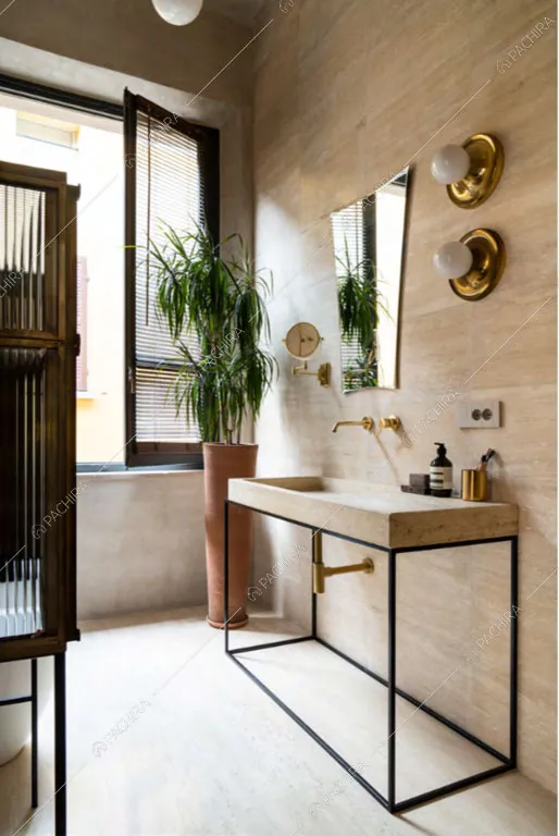 Bagno del loft Reno, location in stile contemporaneo a Reggio Emilia