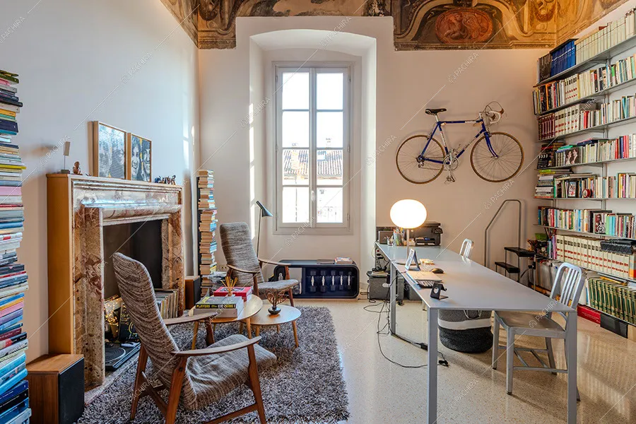 Studio della villa Mayon, location in stile moderno a Milano