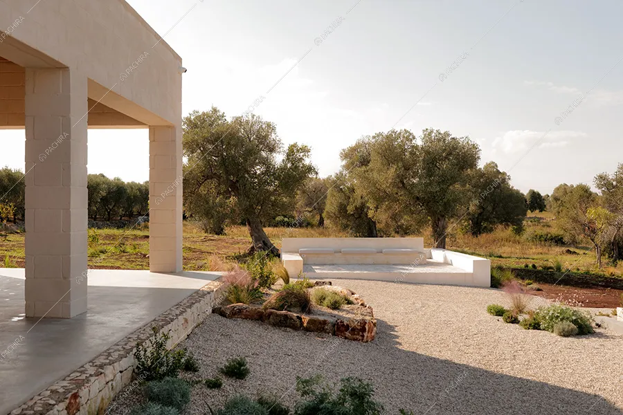 Giardino della villa Malacca, location in stile contemporaneo a Brindisi
