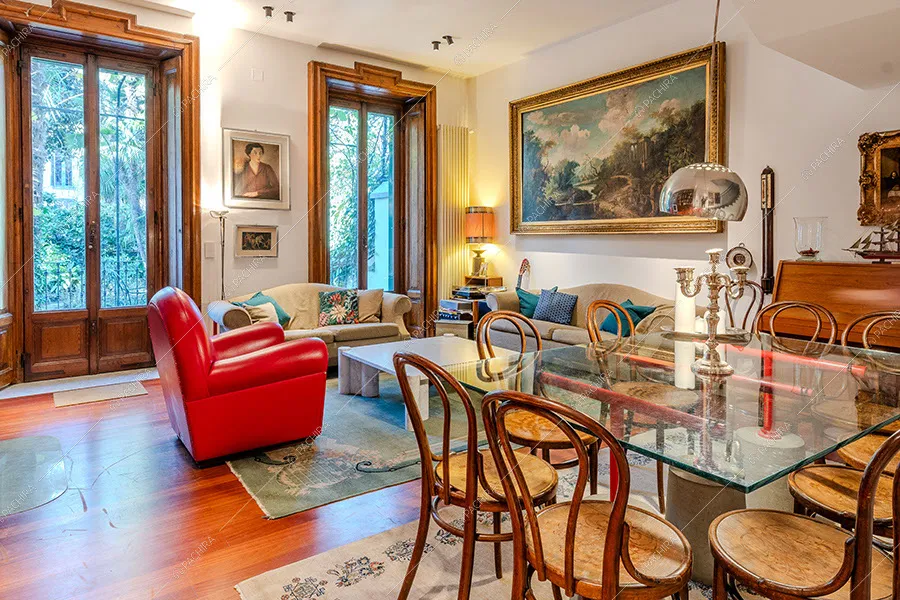 Sala della villa Yamase, location in stile liberty a Milano